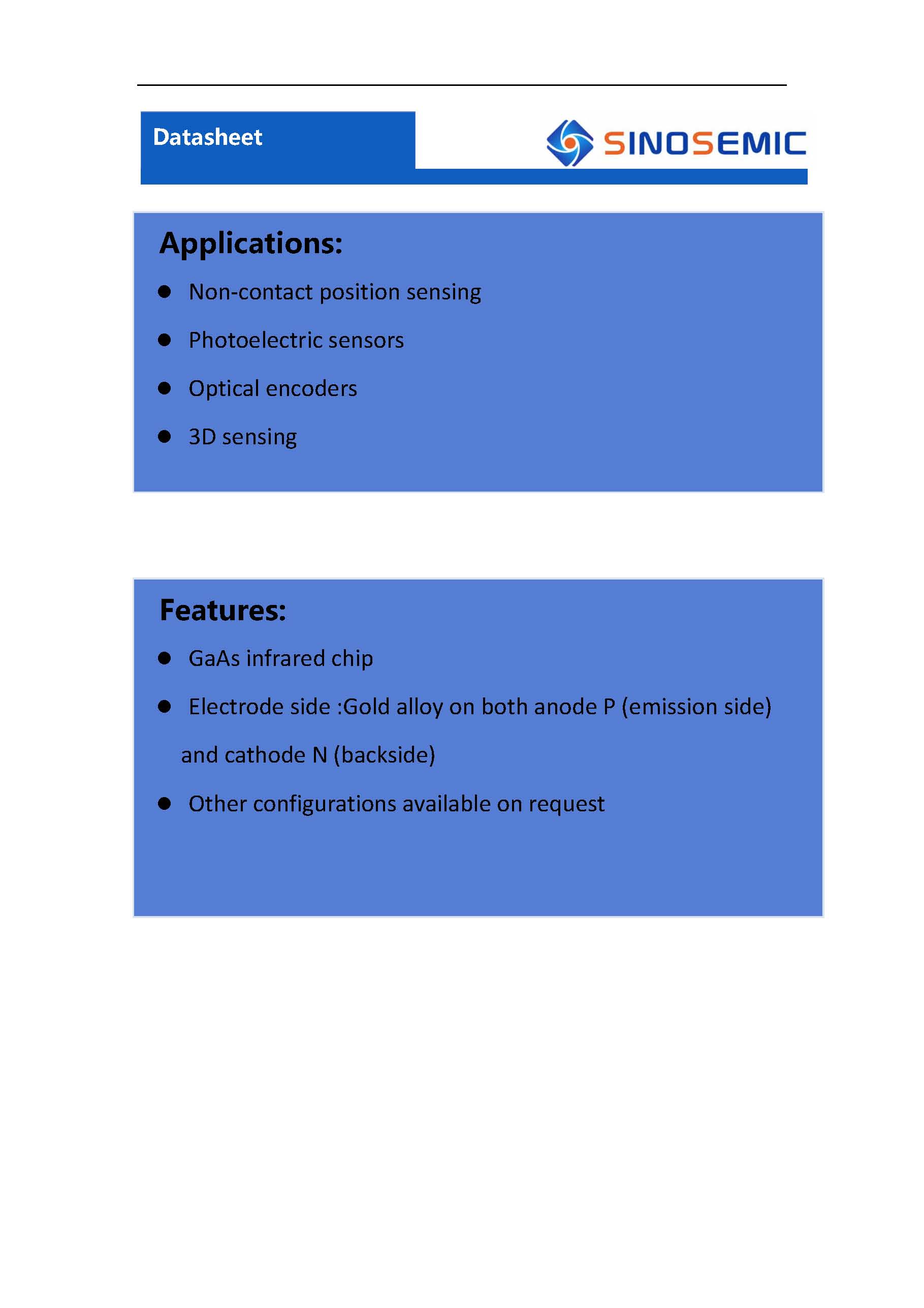 High Power VCSEL Array(TOF)